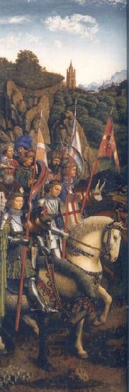 Jan Van Eyck The Ghent Altarpiece: Knights of Christ China oil painting art